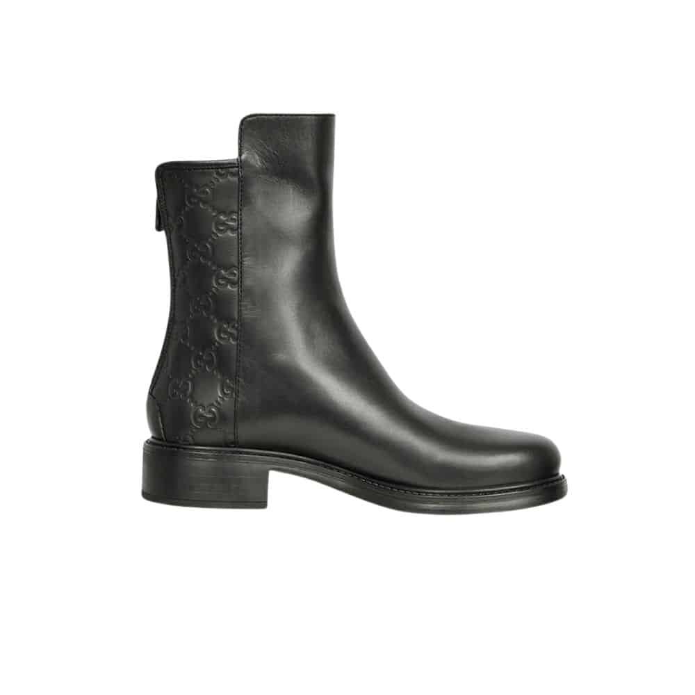 Gvc*1 Leather Ankle Boots Black