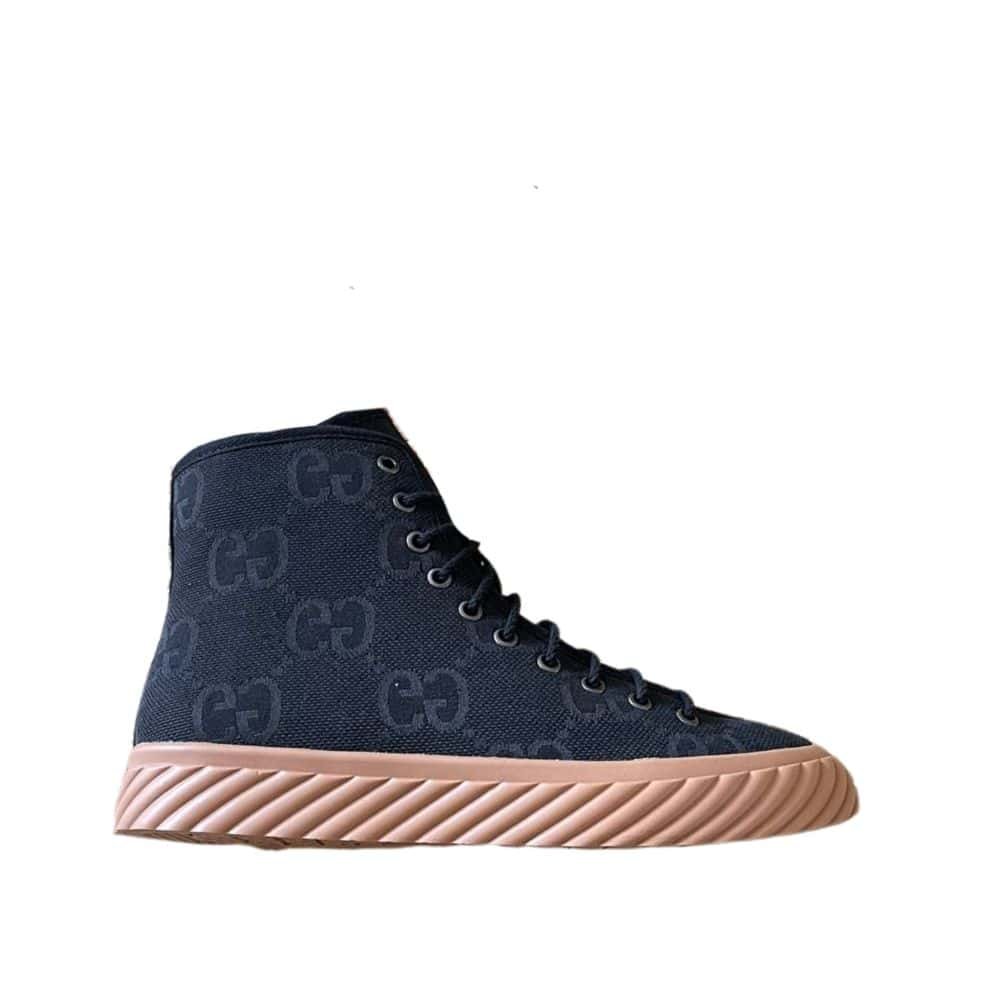 Gvc*1 All Over Gg Logo High Top Sneaker Black