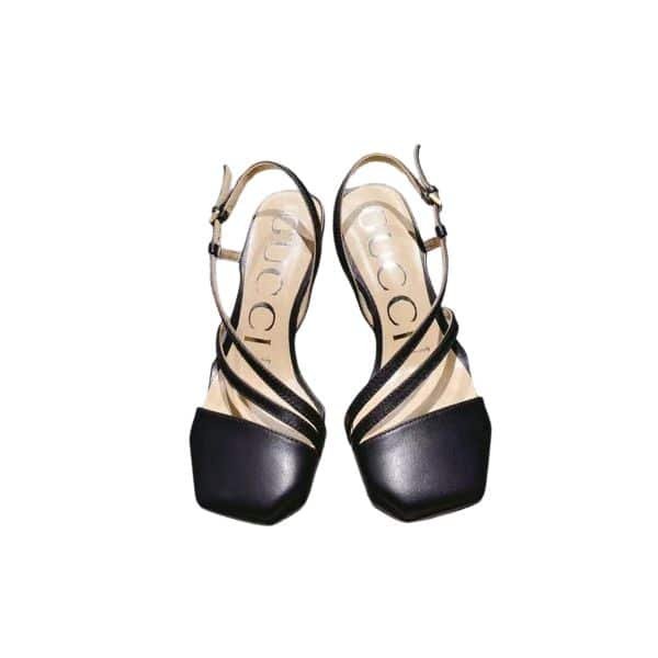 Gvc*1 Black Mid Heel