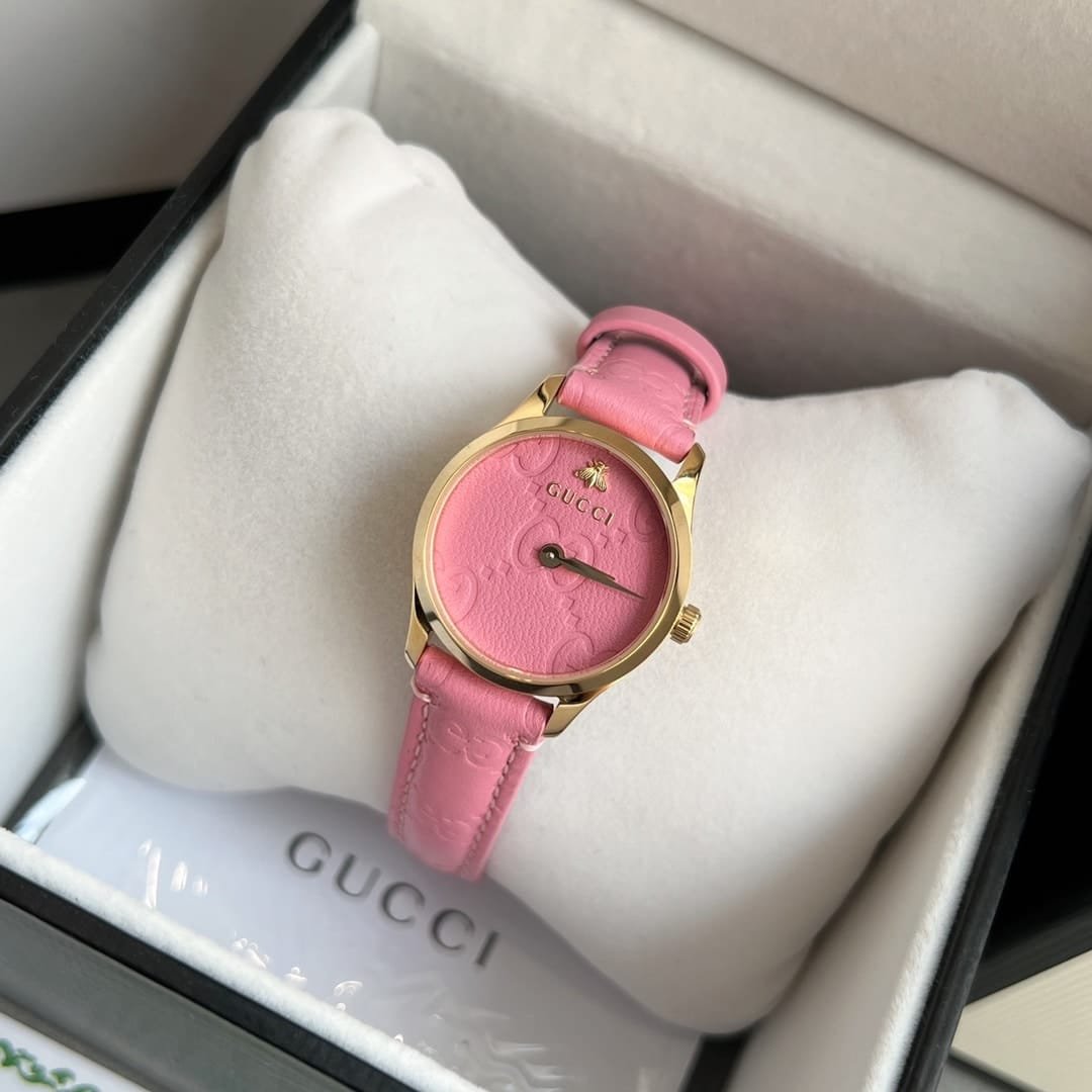 Gvc*1 G Timeless Watch Pink Dial 27Mm