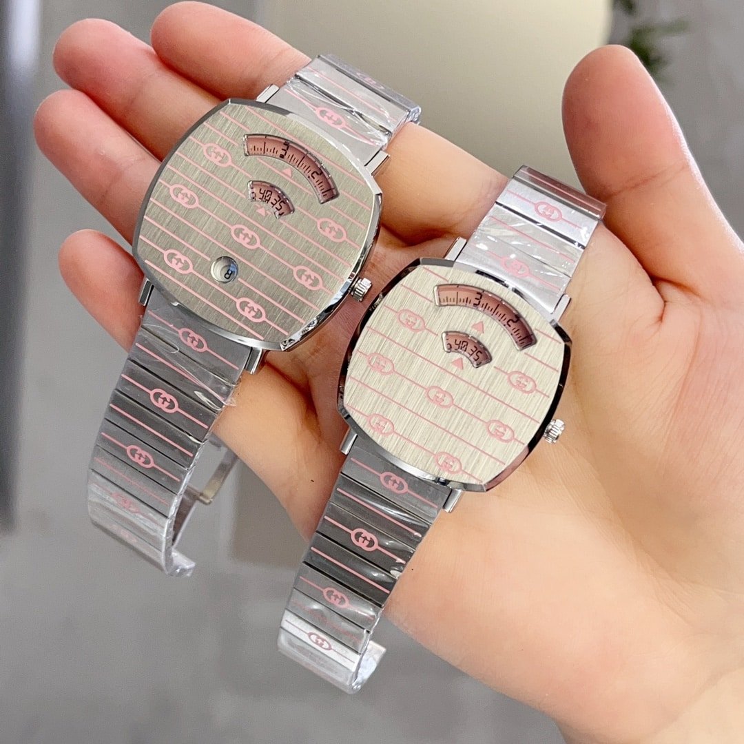Gvc*1 Grip Watch Pink Enamel 38Mm Ya157438