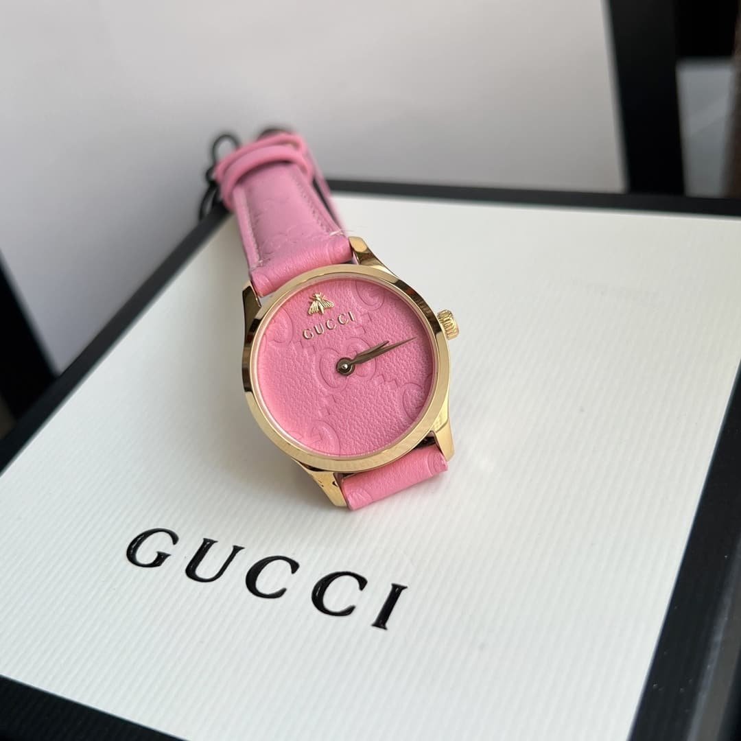 Gvc*1 G Timeless Watch Pink Dial 27Mm