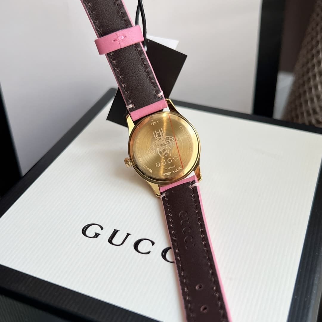 Gvc*1 G Timeless Watch Pink Dial 27Mm