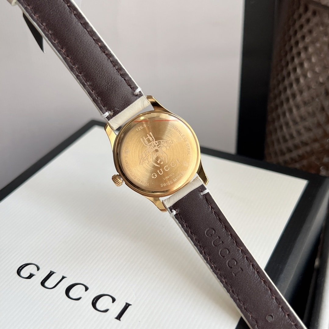 Gvc*1 G Timeless Watch White Dial 27Mm