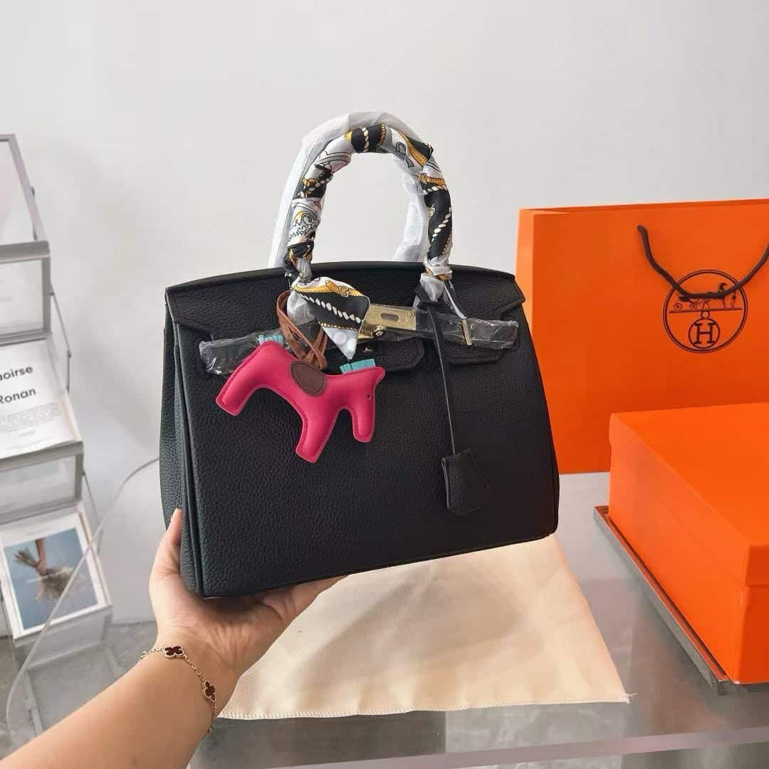 H**me5 Birkin 35 Togo Leather Gold Hardware Black 35cm