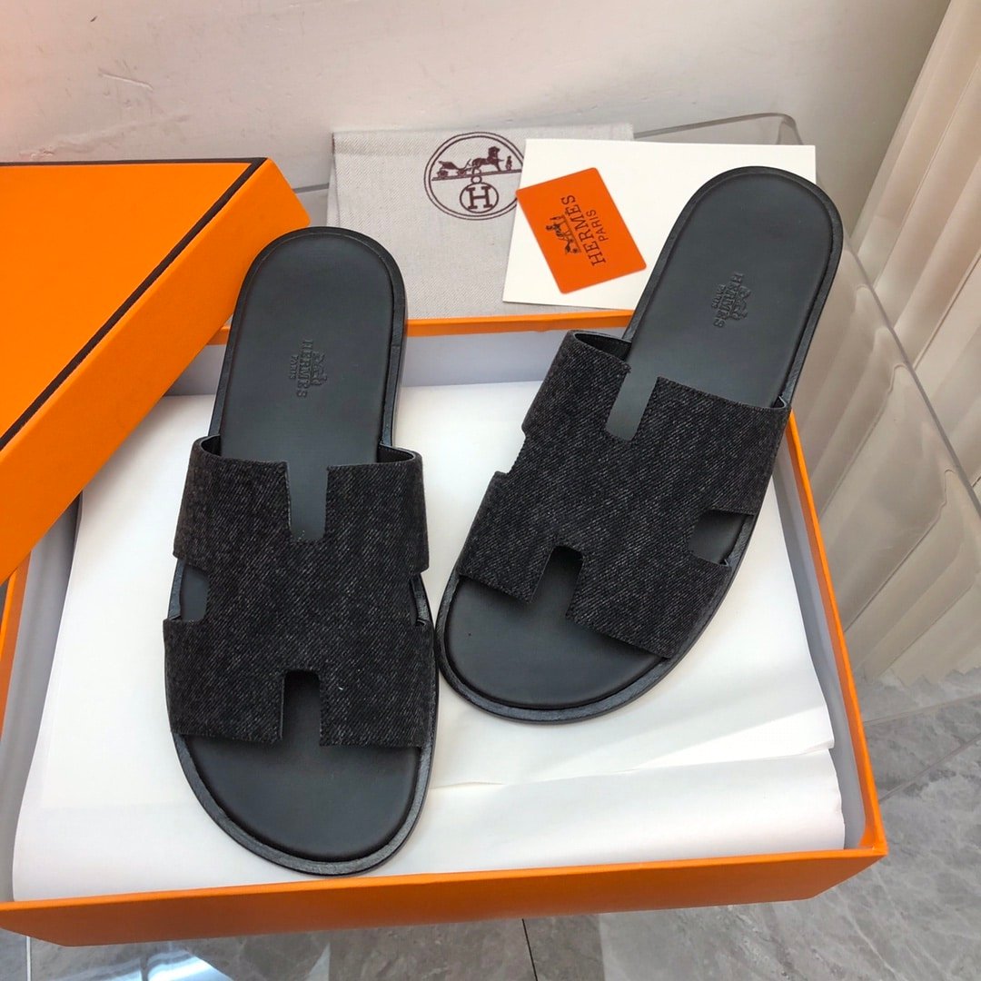 H**me5 Izmir Sandal Noir Denim