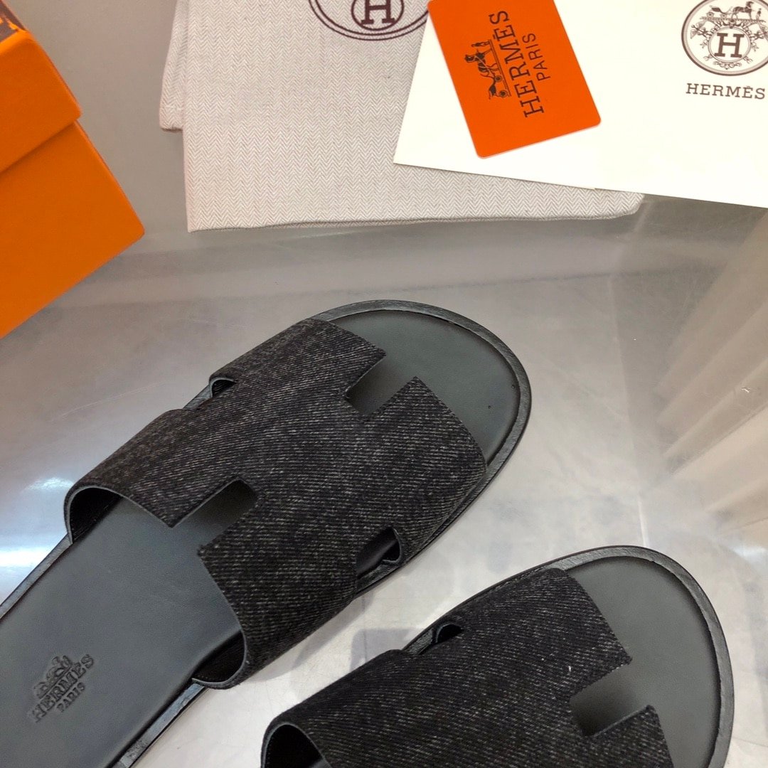 H**me5 Izmir Sandal Noir Denim