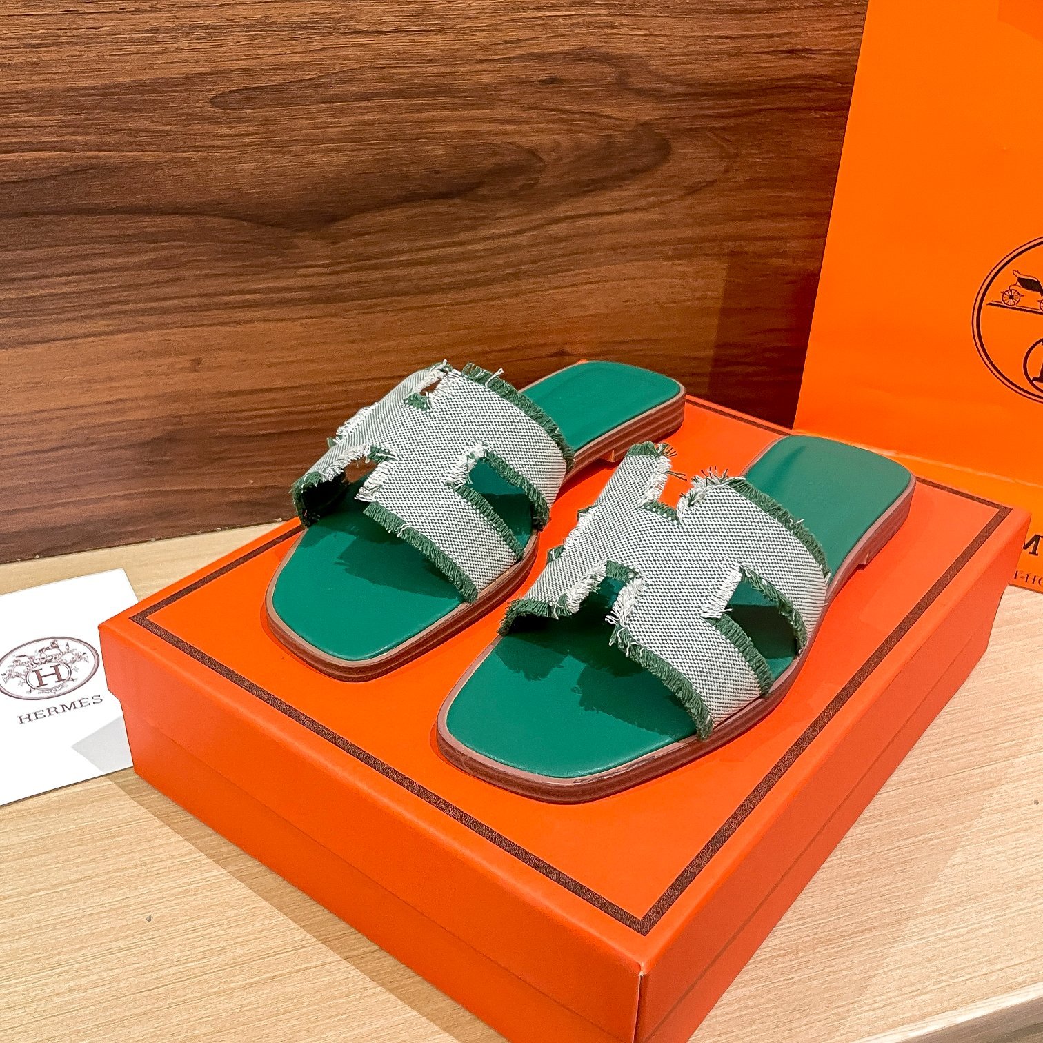 H**me5 Oran Sandal Green H231095Z V1350