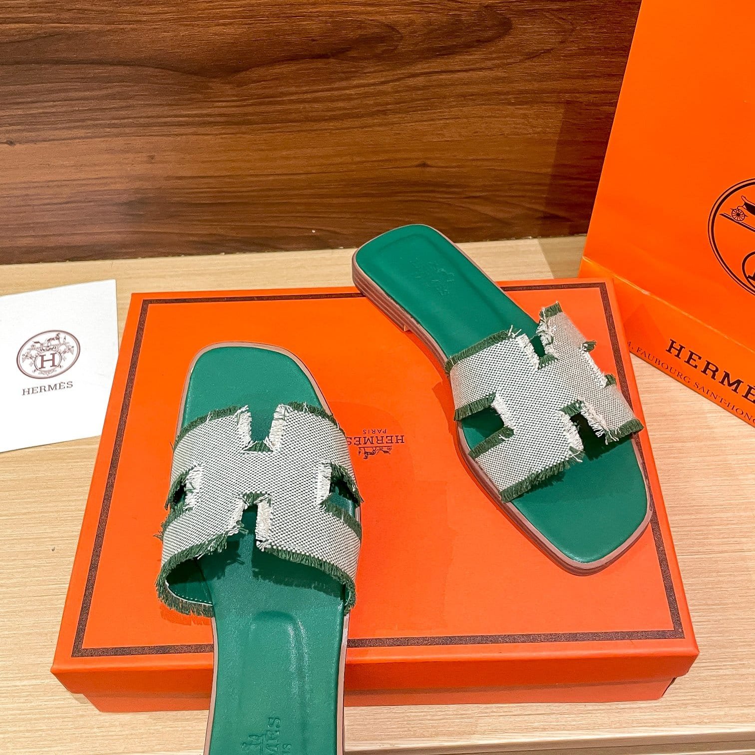 H**me5 Oran Sandal Green H231095Z V1350
