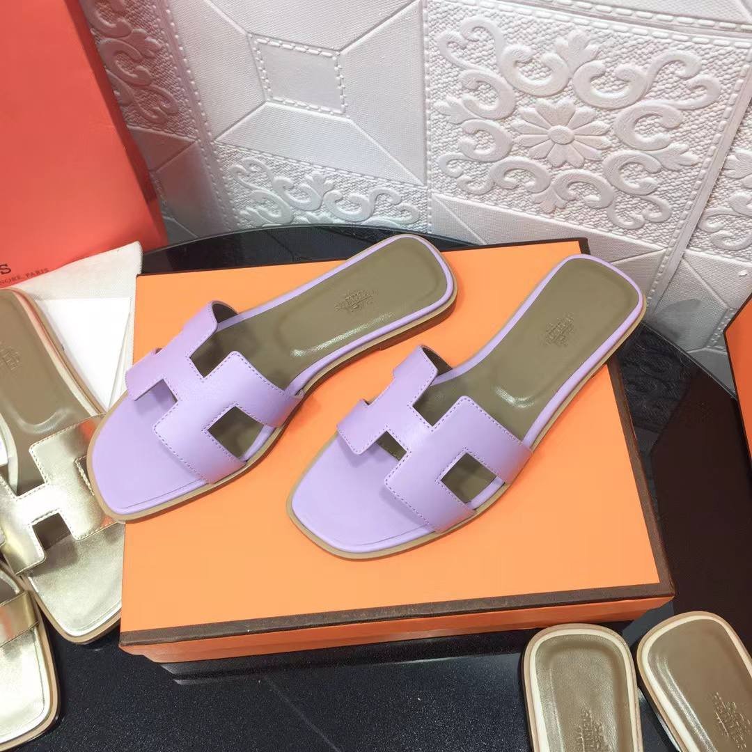 H**me5 Oran Sandal Epsom Violet Amethyste