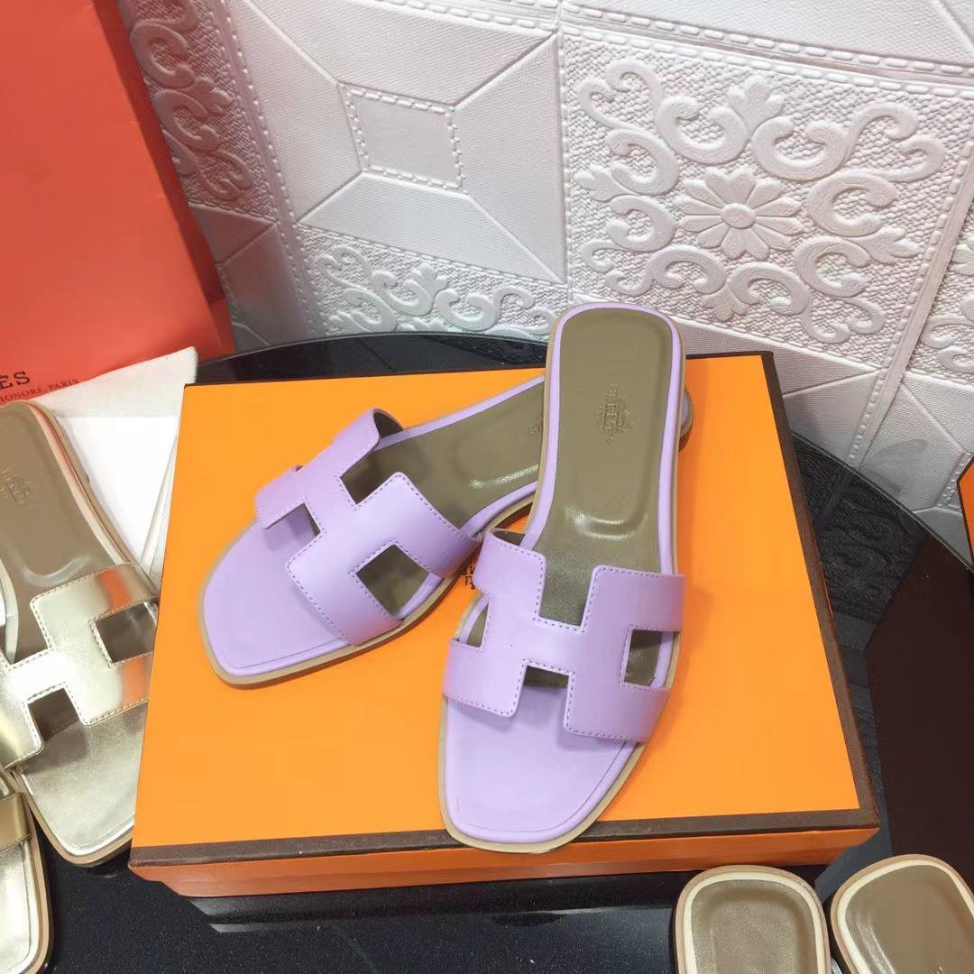 H**me5 Oran Sandal Epsom Violet Amethyste