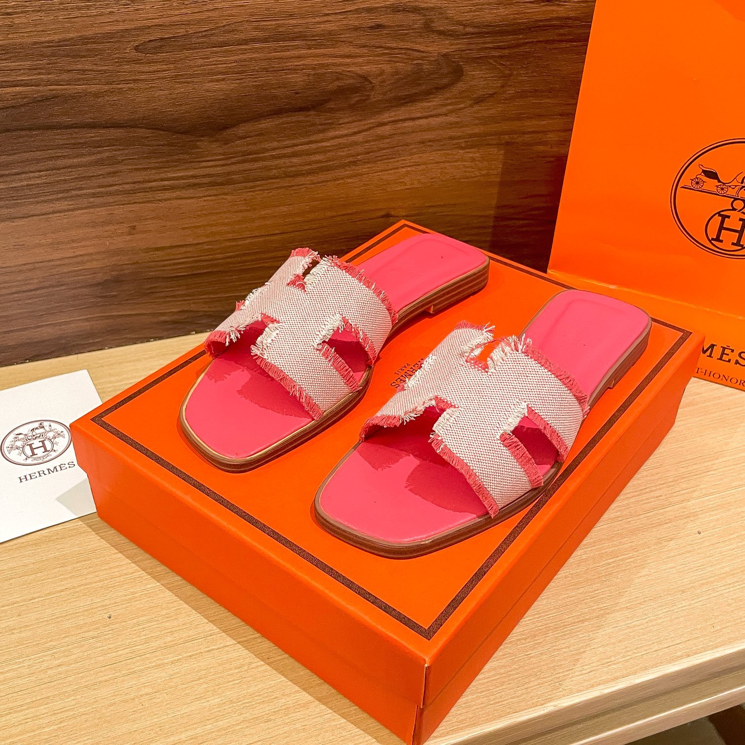 H**me5 Oran Sandal Pink H231095Z C5350