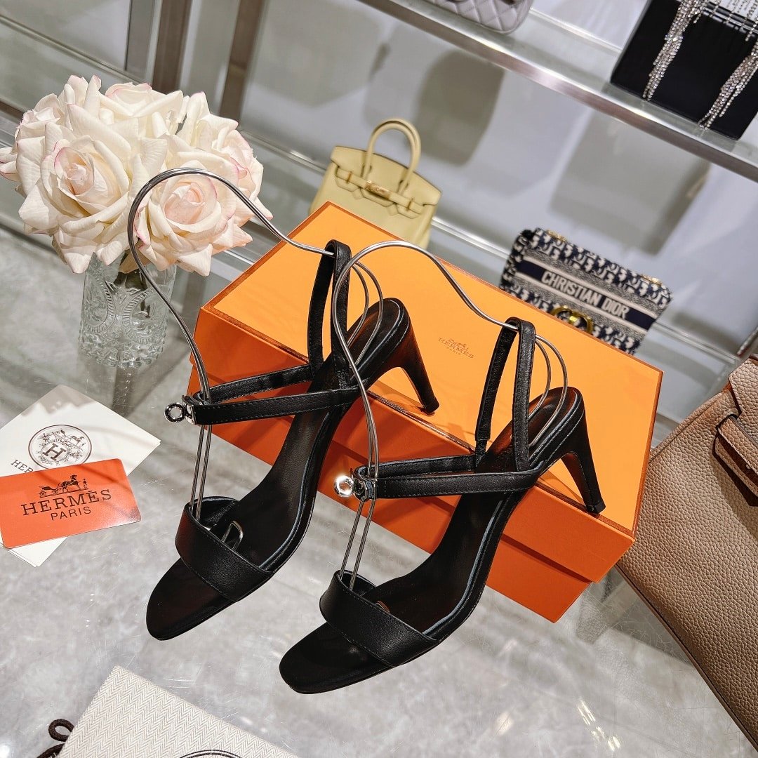 H**me5 Glamour 75 Sandal Black H231060Z 02350