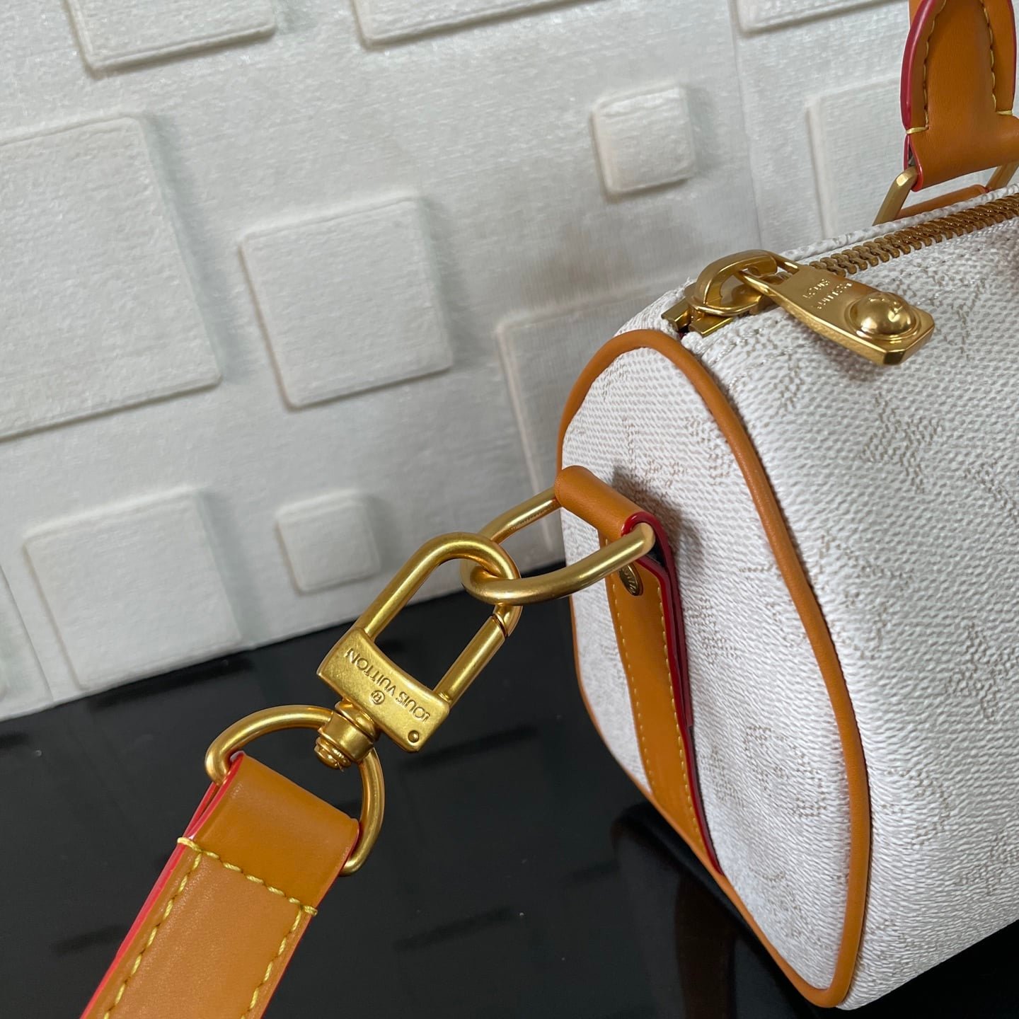 [S*per Vip 1:1] L0vis Vvtt0n Keepall Bandoulière 25 Off White 25Cm M15076