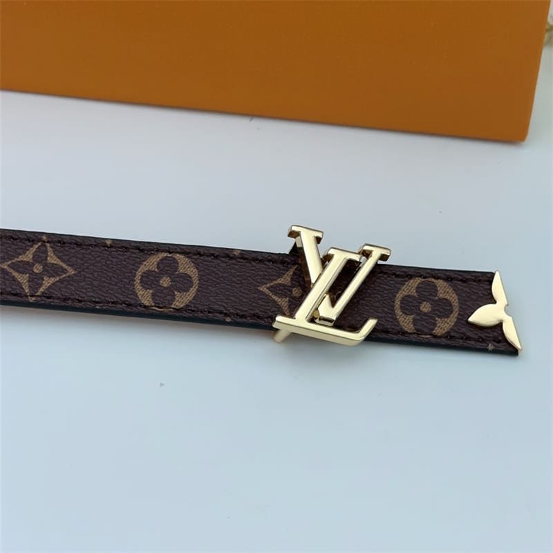 L0vis Vvtt0n Pretty Lv Double Sided Belt Black 20Mm M8232X