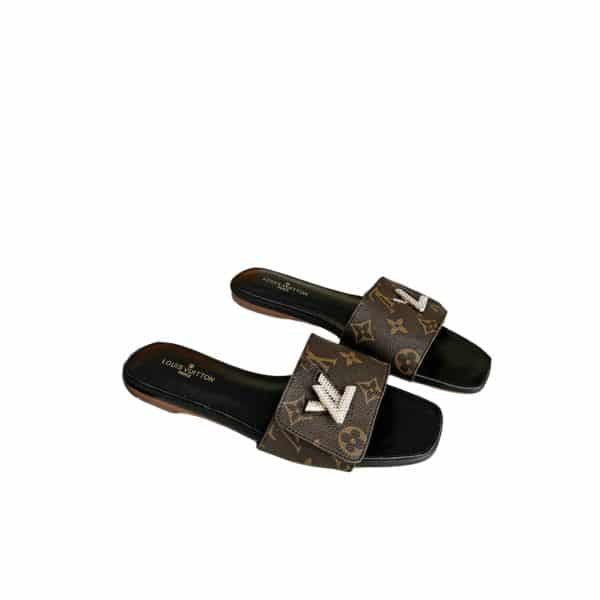 L0vis Vvtt0n Shake Flat Mule Monogram