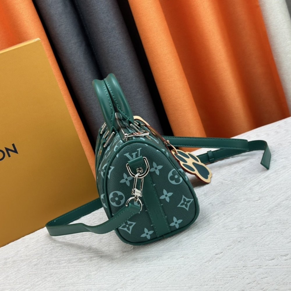 L0vis Vvtt0n Keepall Bandoulière 25 Monogram Heritage Green 25Cm M12684