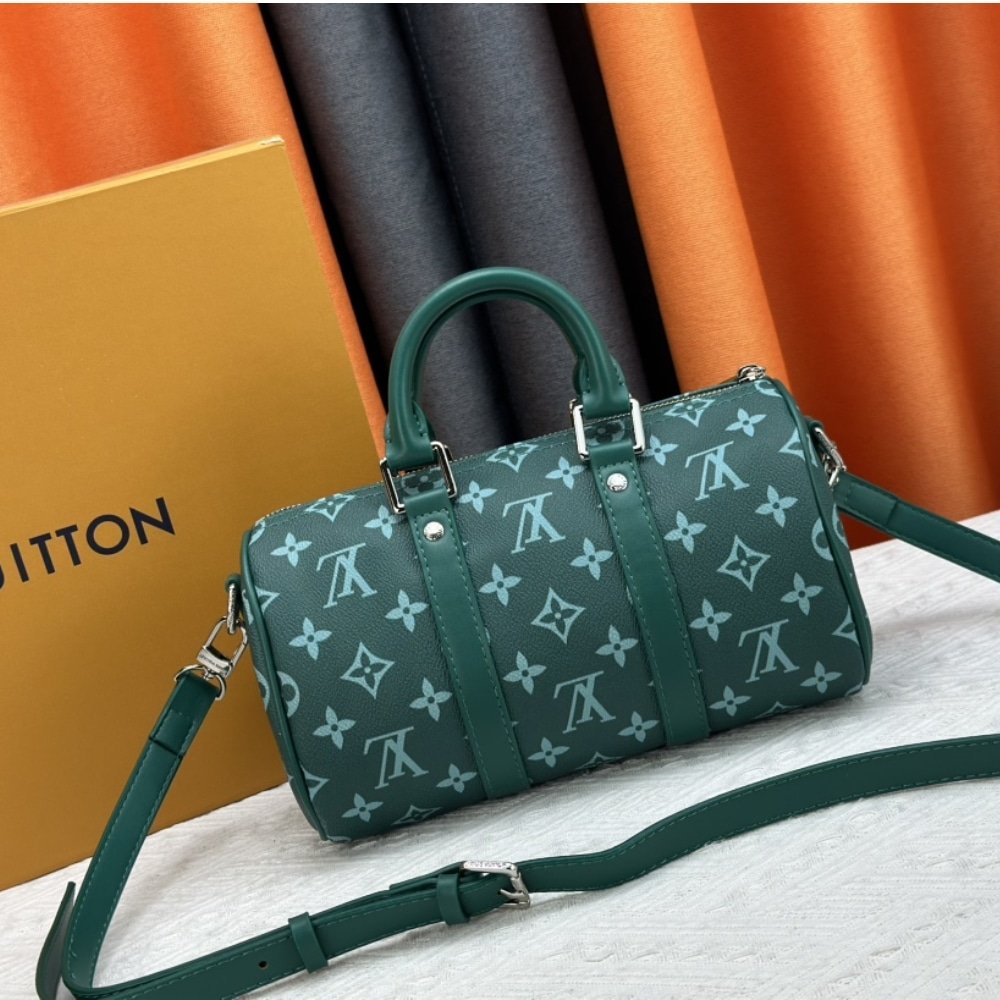 L0vis Vvtt0n Keepall Bandoulière 25 Monogram Heritage Green 25Cm M12684