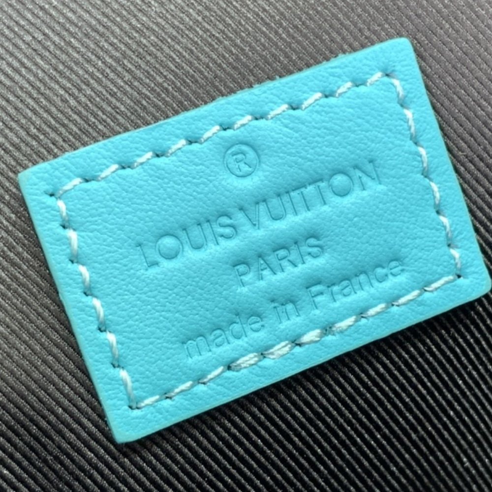 [S*per Vip 1:1] L0vis Vvtt0n Steamer Wearable Wallet Monogram Eclipse Reverse Turquoise 18Cm M11496