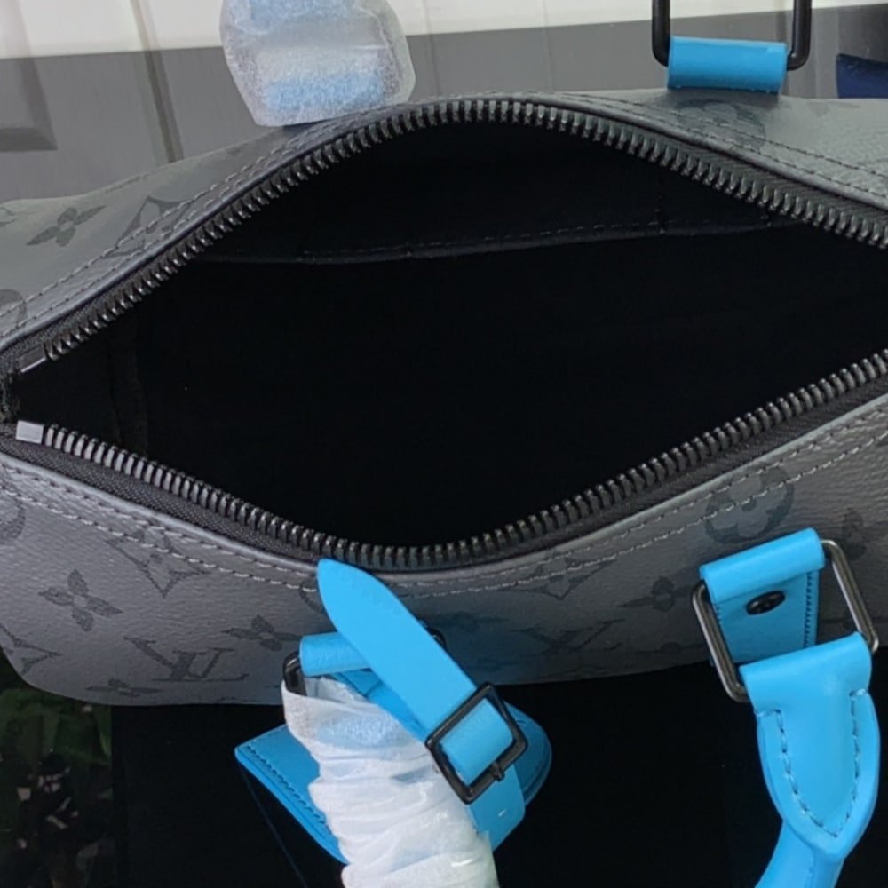 [S*per Vip 1:1] L0vis Vvtt0n Keepall Bandoulière 25 Monogram Eclipse Reverse Turquoise 25Cm M11645