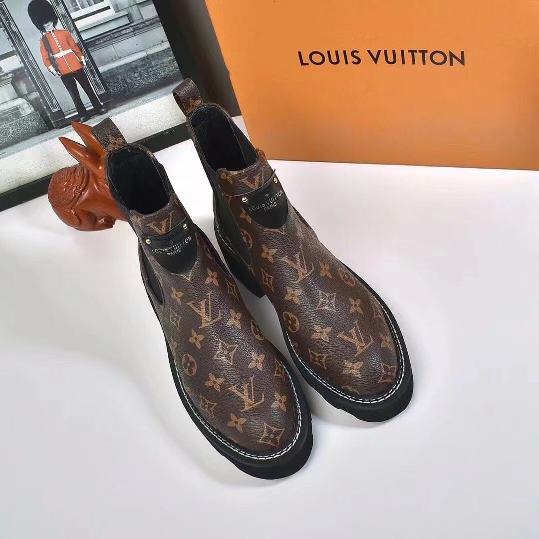 L0vis Vvtt0n Lv Beaubourg Ankle Boots Cacao Brown 1A8Qcl