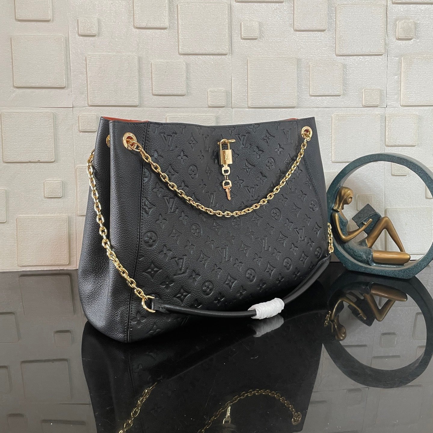 [S*per Vip 1:1] L0vis Vvtt0n Anytime MM Bag Black 42Cm M14324