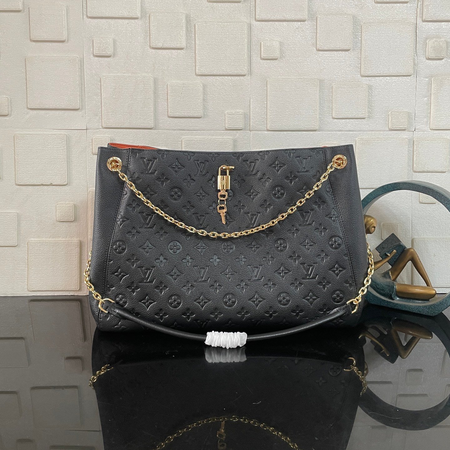 [S*per Vip 1:1] L0vis Vvtt0n Anytime MM Bag Black 42Cm M14324