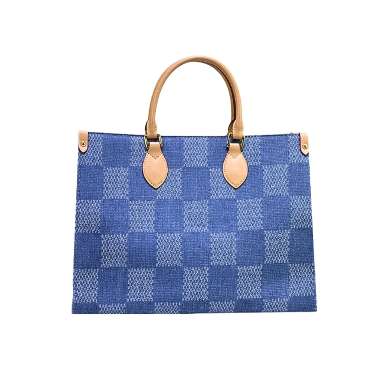 L0vis Vvtt0n On The Go MM Damier Denim Blue 35Cm