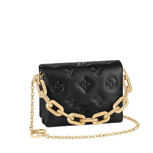 L0vis Vvtt0n Coussin Belt Bag Monogram Black 17Cm M81125