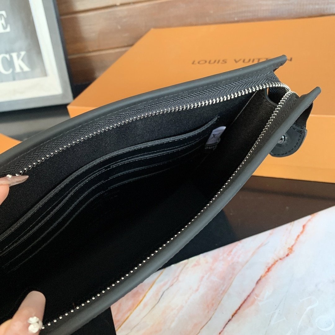 L0vis Vvtt0n Voyage Mm Pochette Clutch Monoram Black 26Cm M61692