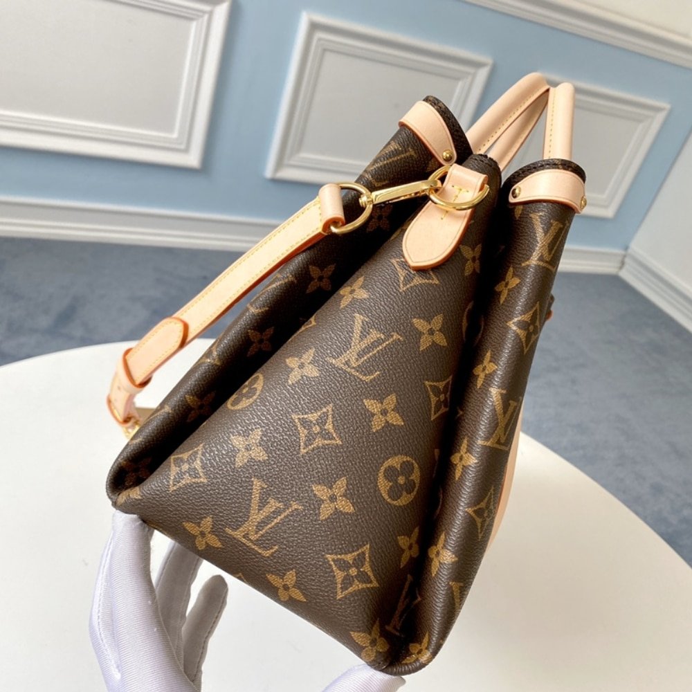 [S*per Vip 1:1] L0vis Vvtt0n Soufflot Bb Monogram Canvas Pink 29Cm M44815