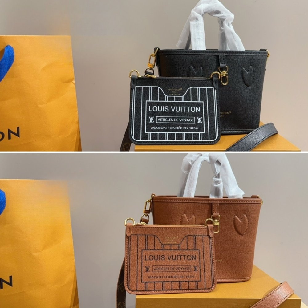 L0vis Vvtt0n Neverfull Bandoulière Inside Out Bb Monogram Black 26Cm M12099