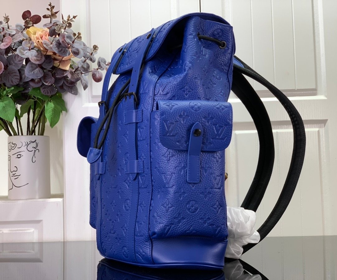 L0vis Vvtt0n Christopher PM Backpack Blue 48Cm M23189