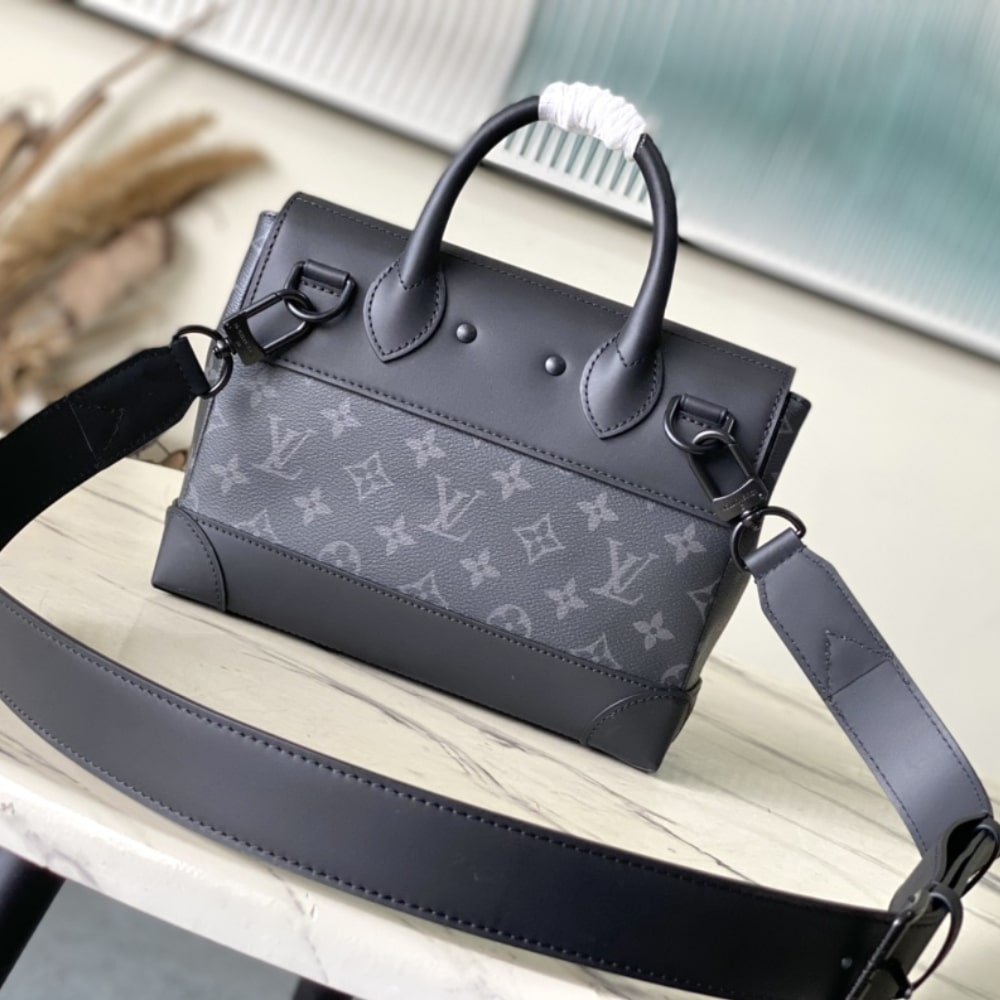 [S*per Vip 1:1] L0vis Vvtt0n Steamer PM Monogram Eclipse Canvas Black 25Cm M46953