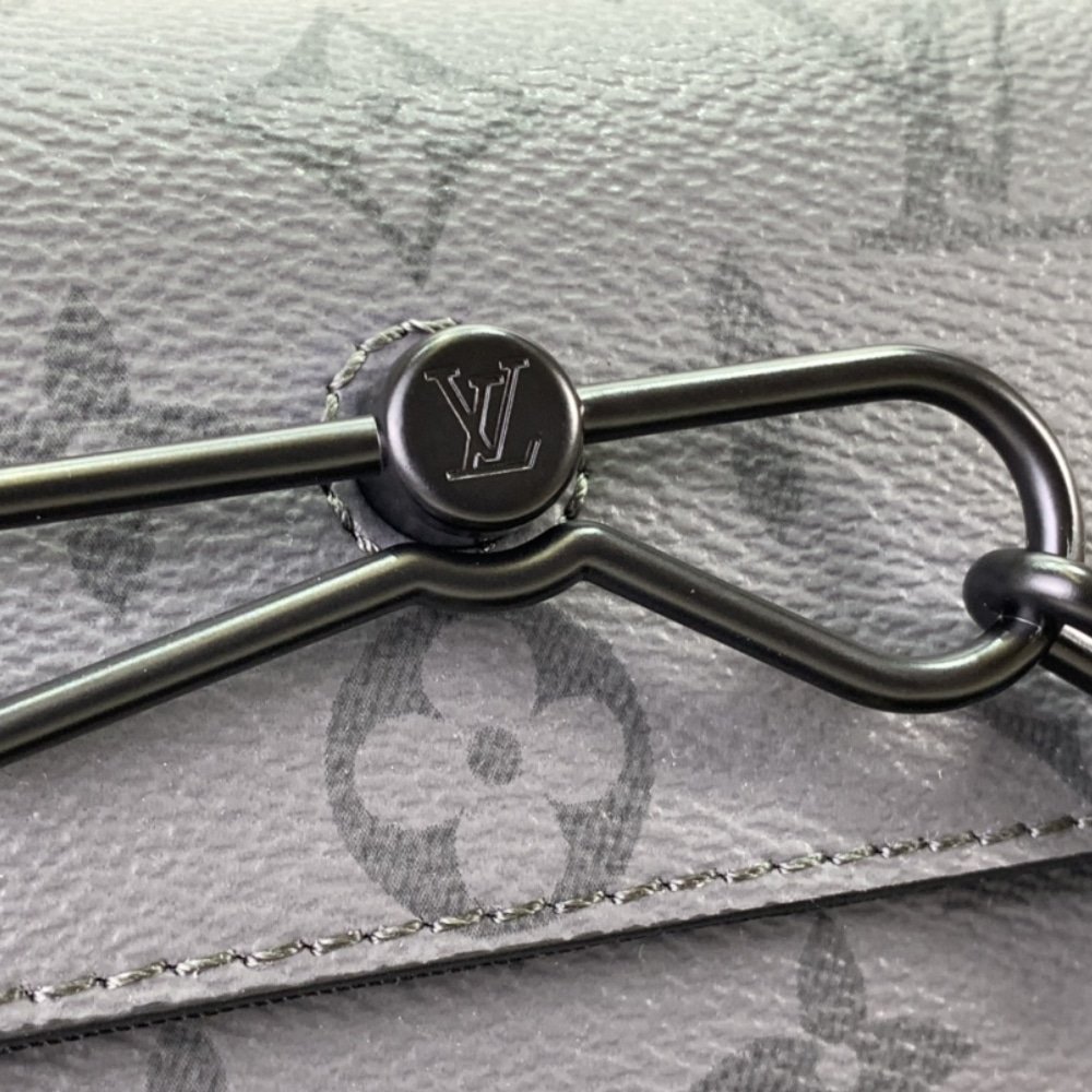 [S*per Vip 1:1] L0vis Vvtt0n Steamer Wearable Wallet Monogram Eclipse Reverse Turquoise 18Cm M11496