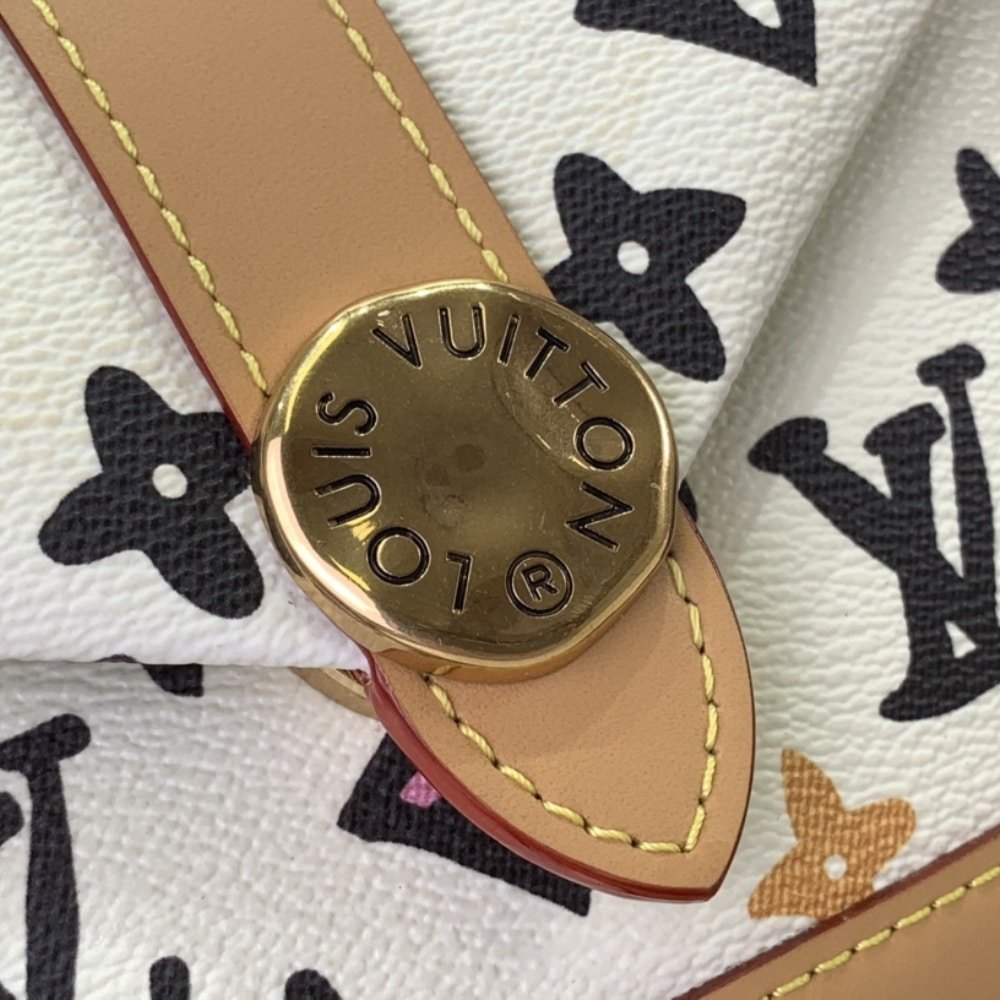 [S*per Vip 1:1] L0vis Vvtt0n Envelope Wearable Wallet Monogram Vanilla 19Cm M83346