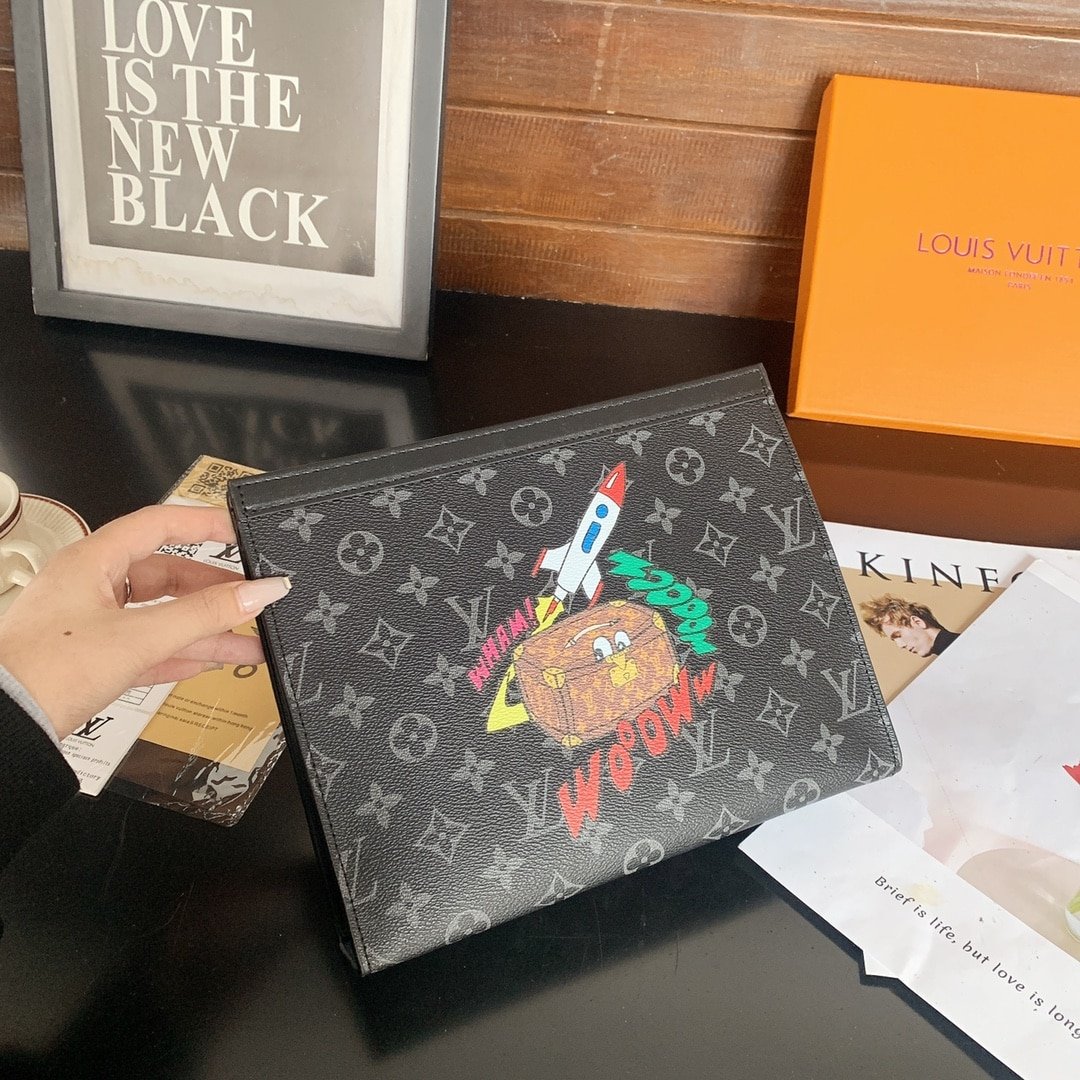 L0vis Vvtt0n Voyage Mm Pochette Black 26Cm
