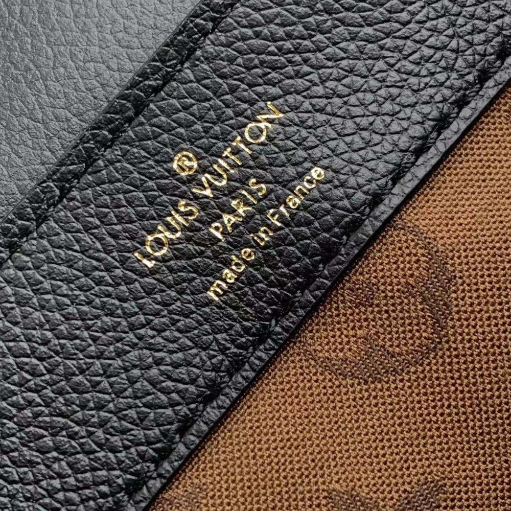 [S*per Vip 1:1] L0vis Vvtt0n Dauphine Soft MM Calfskin Black 24Cm M25209