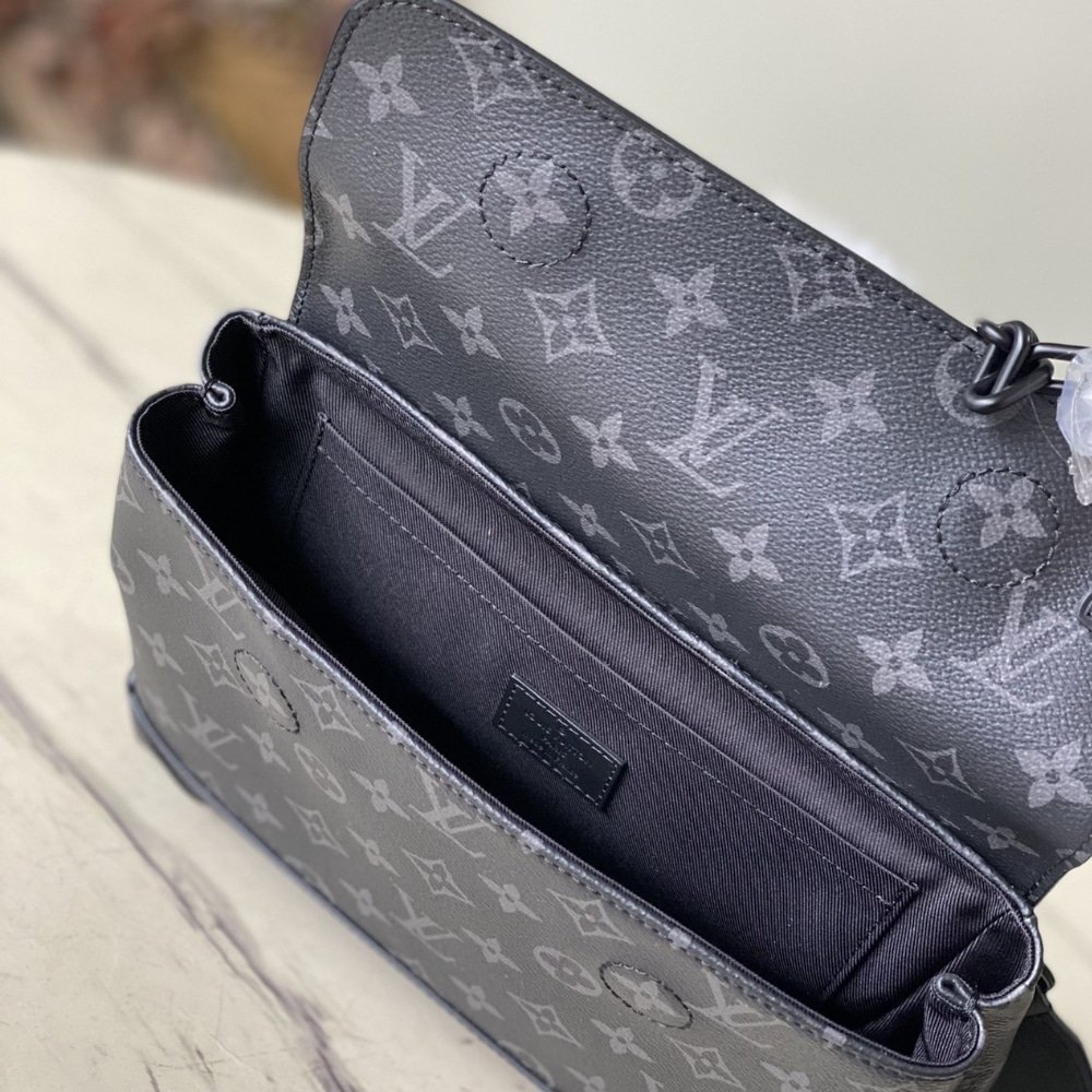 [S*per Vip 1:1] L0vis Vvtt0n Steamer PM Monogram Eclipse Canvas Black 25Cm M46953