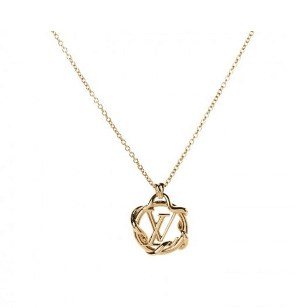 L0vis Vvtt0n Garden L0vise Gold Necklace