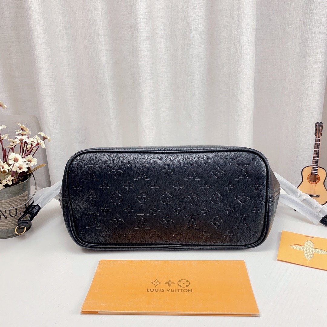 L0vis Vvtt0n Neverfull Mm Monogram Empreinte Leather Black 31Cm M45685
