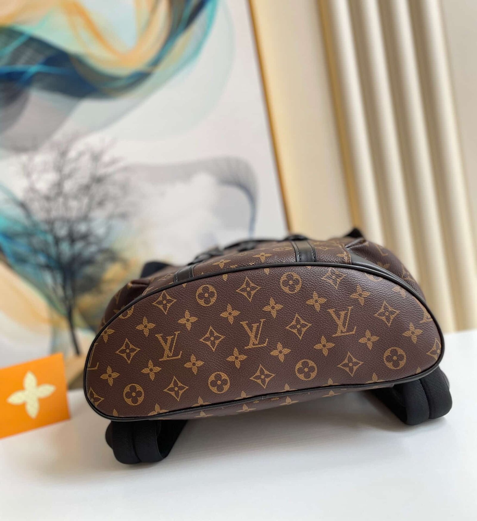 L0vis Vvtt0n Christopher Mm Backpack Monogram Macassar Brown 44Cm M43735