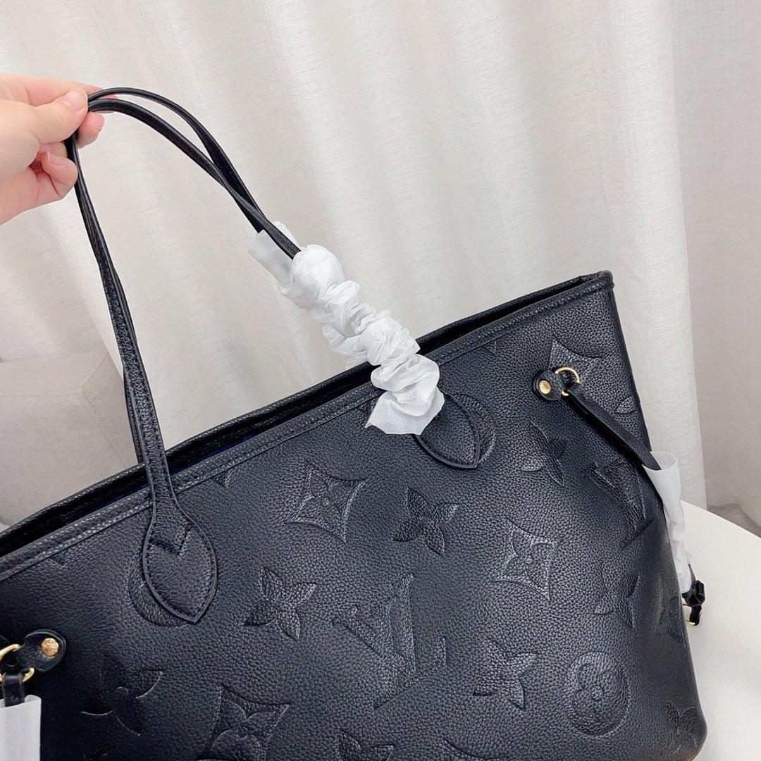L0vis Vvtt0n Neverfull Mm Monogram Empreinte Leather Black 31Cm M45685