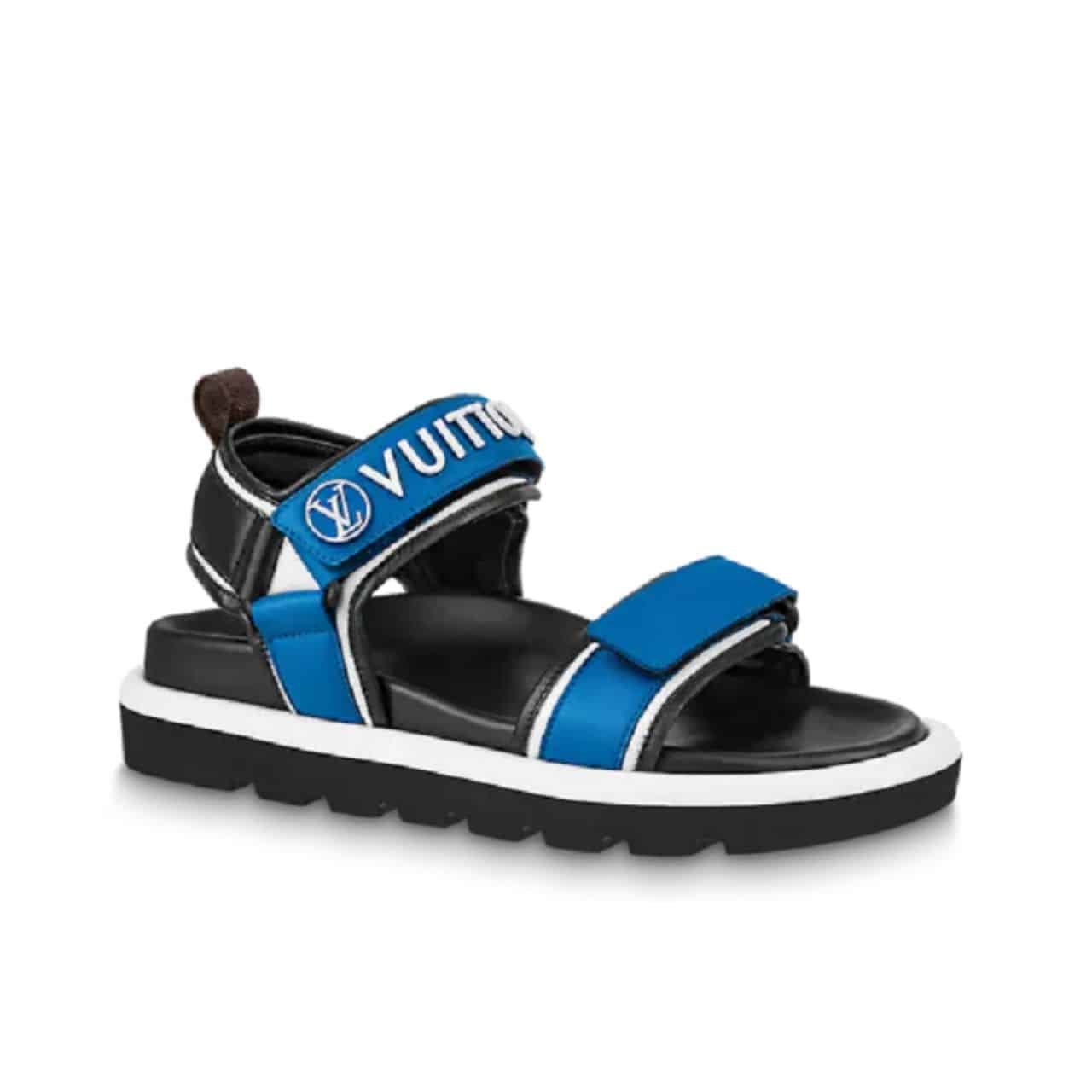 L0vis Vvtt0n Pool Pillow Comfort Sandals Blue 1A9Ocu