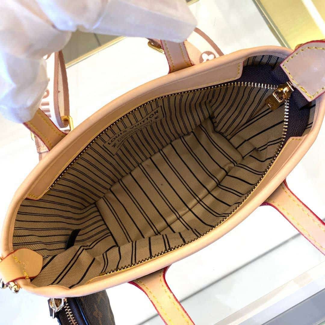 L0vis Vvtt0n Neverfull Bb Monogram Canvas Beige 25Cm M46705