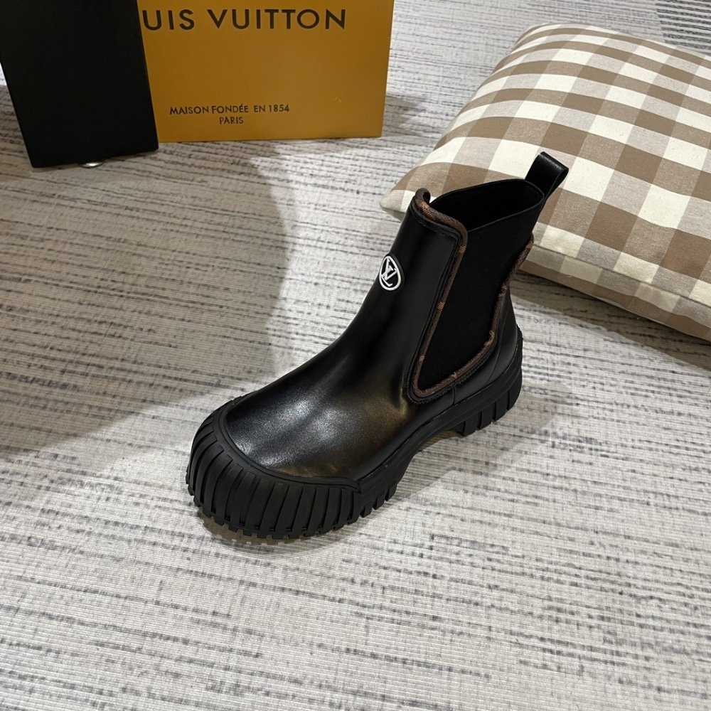 L0vis Vvtt0n Ruby Flat Ankle Boots Black 1Ab0Fo