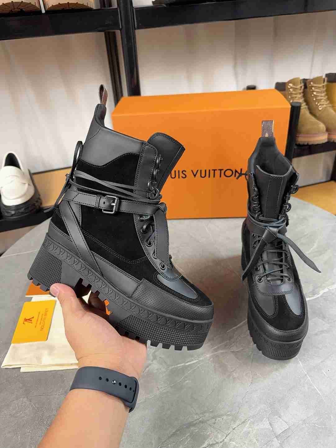 L0vis Vvtt0n Laureate Platform Desert Boot Black 1Ad25F