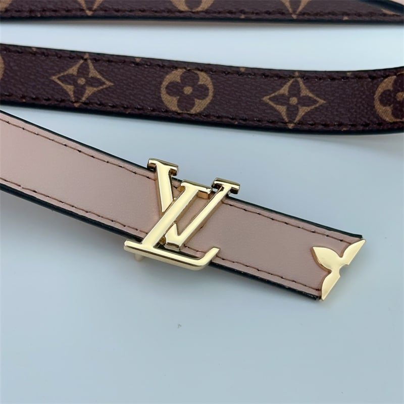 L0vis Vvtt0n Pretty Lv Double Sided Belt Beige 20Mm