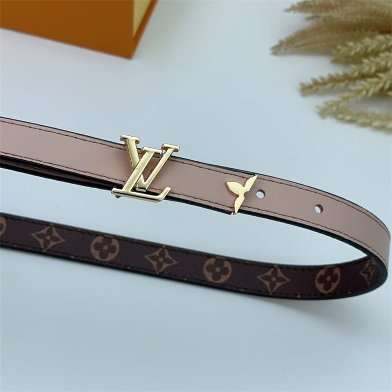 L0vis Vvtt0n Pretty Lv Double Sided Belt Beige 20Mm