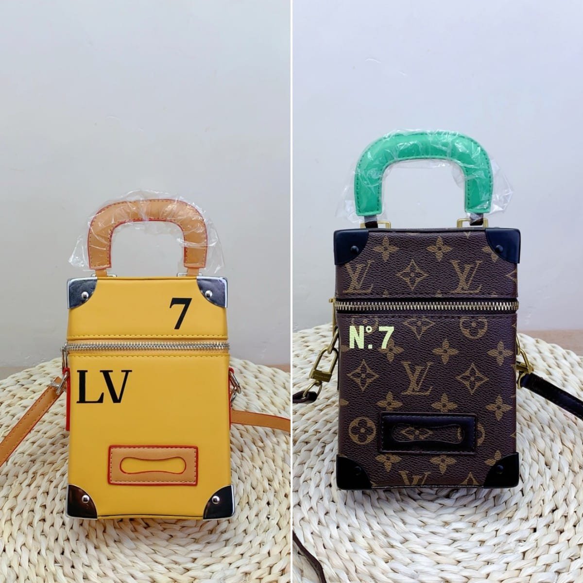 L0vis Vvtt0n Vertical Box Trunk Bag Monogram Brown 13Cm M59664